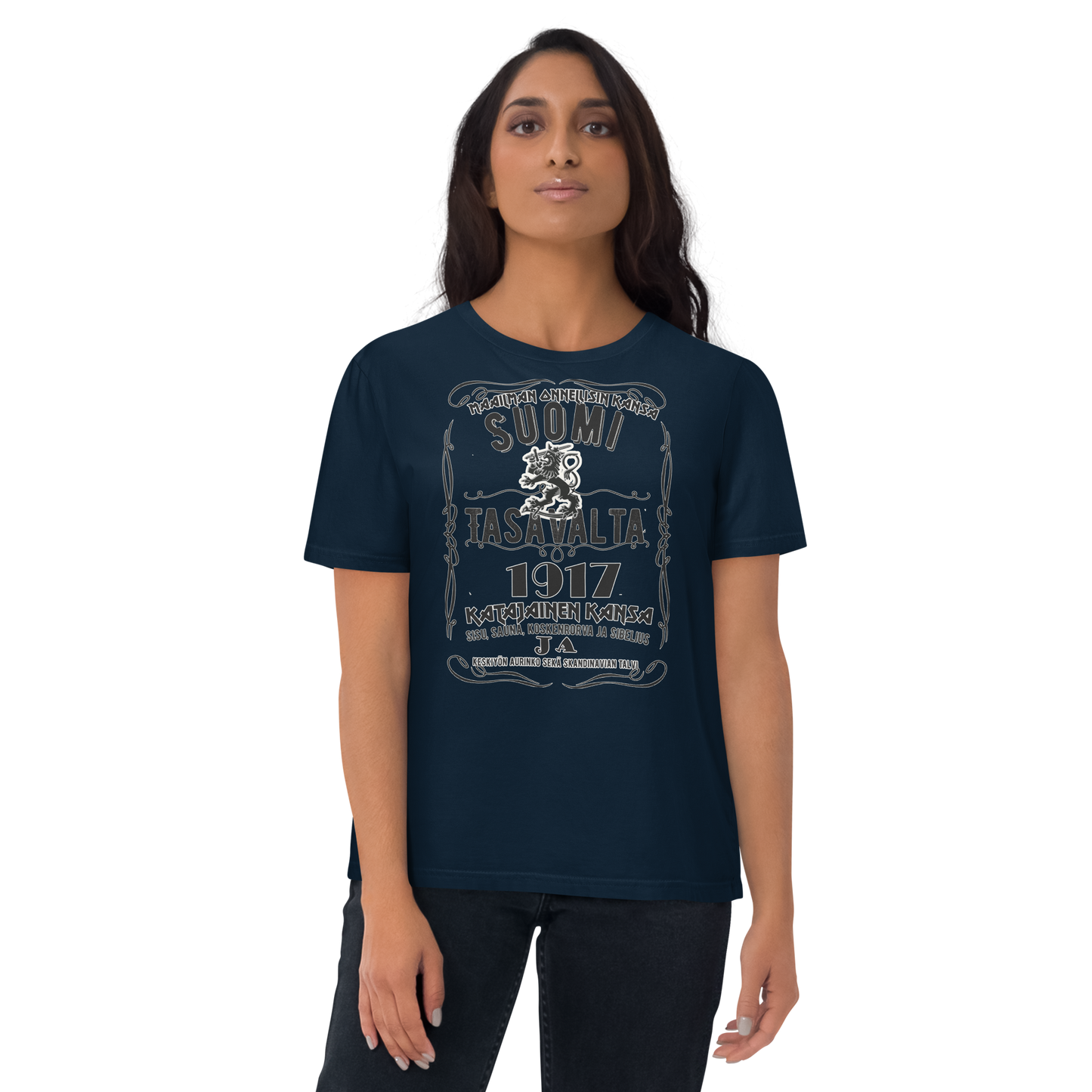 Unisex organic cotton t-shirt - Finland 1917