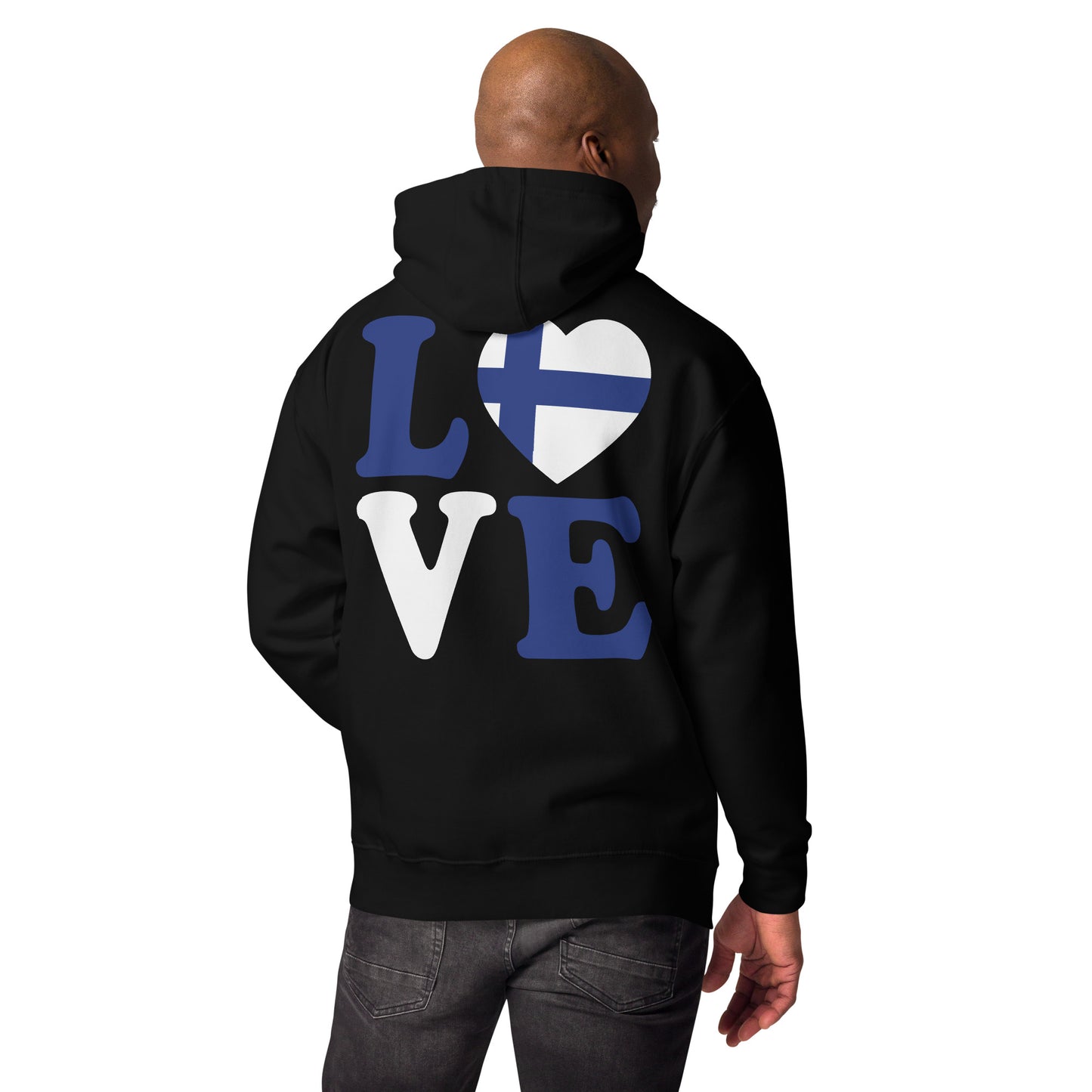 Unisex Huppari love suomi Finland