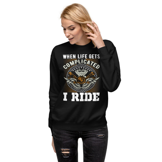 Unisex Premium sweatshirt i ride