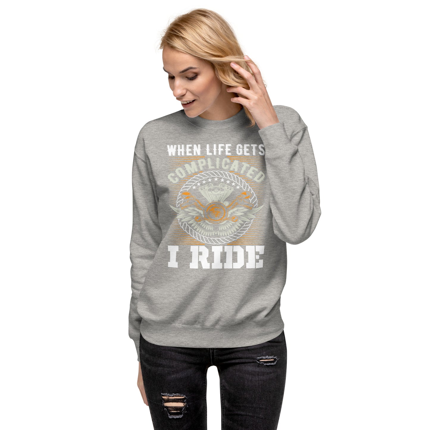 Unisex Premium sweatshirt i ride