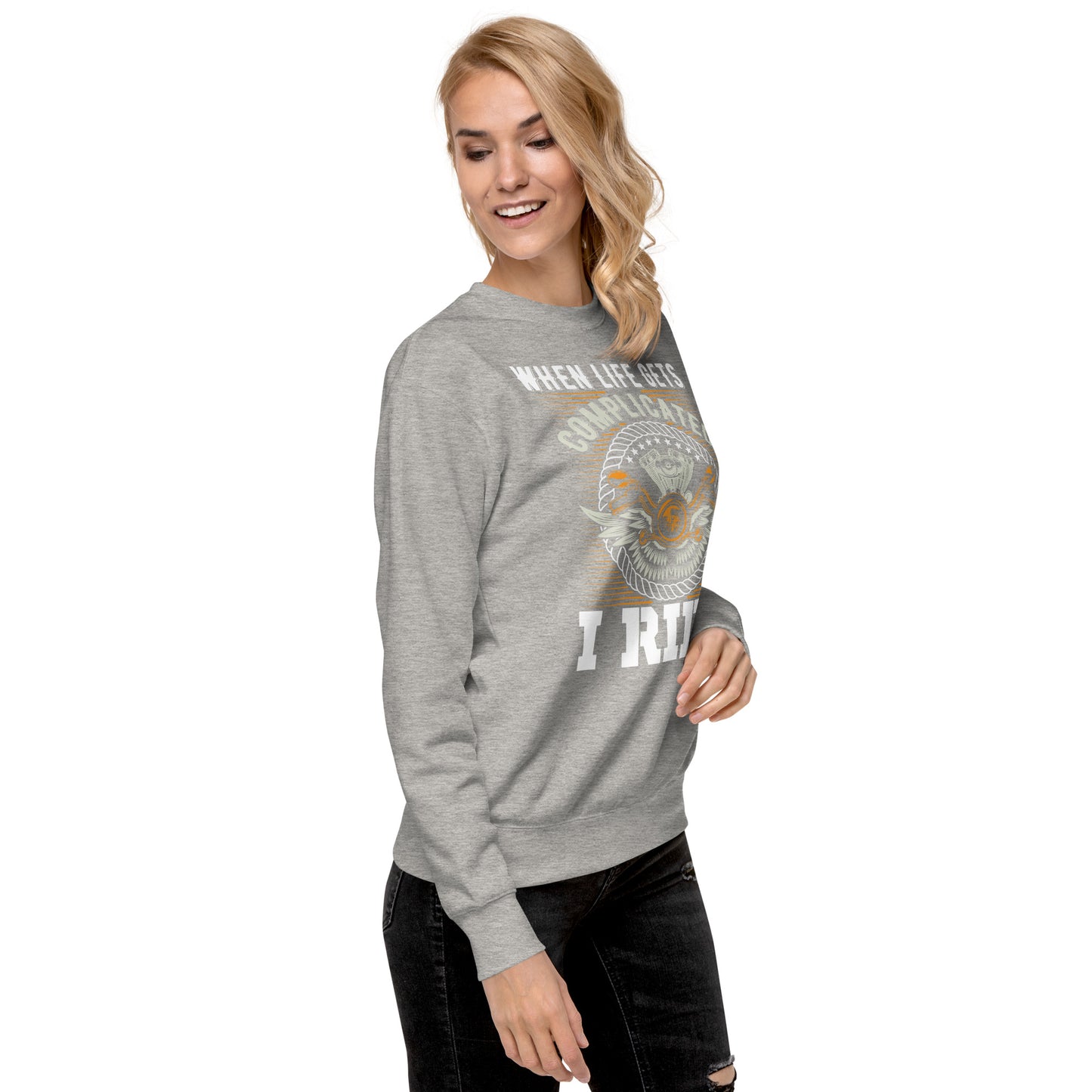 Unisex Premium sweatshirt i ride