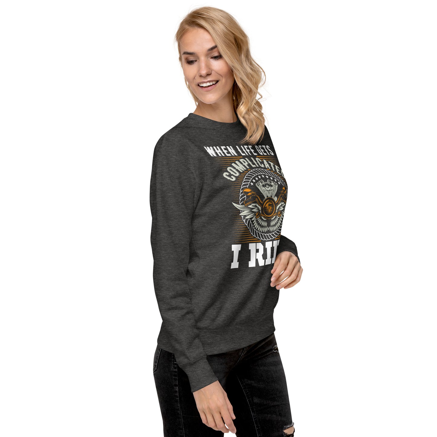 Unisex Premium sweatshirt i ride