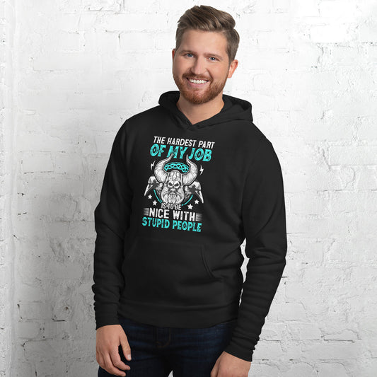 unisex hoodie stupid people