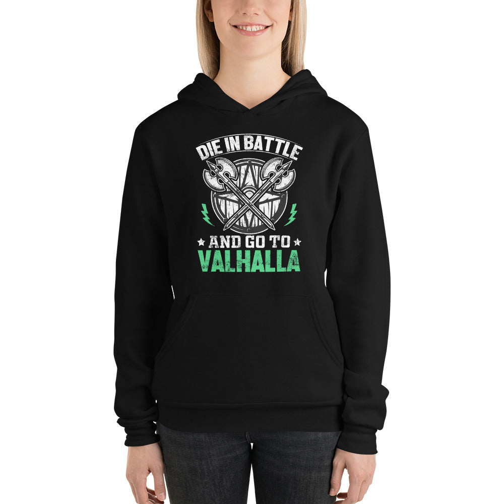 unisex hoodie in Valhalla