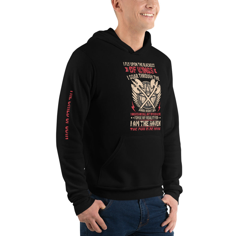 unisex hoodie of odin