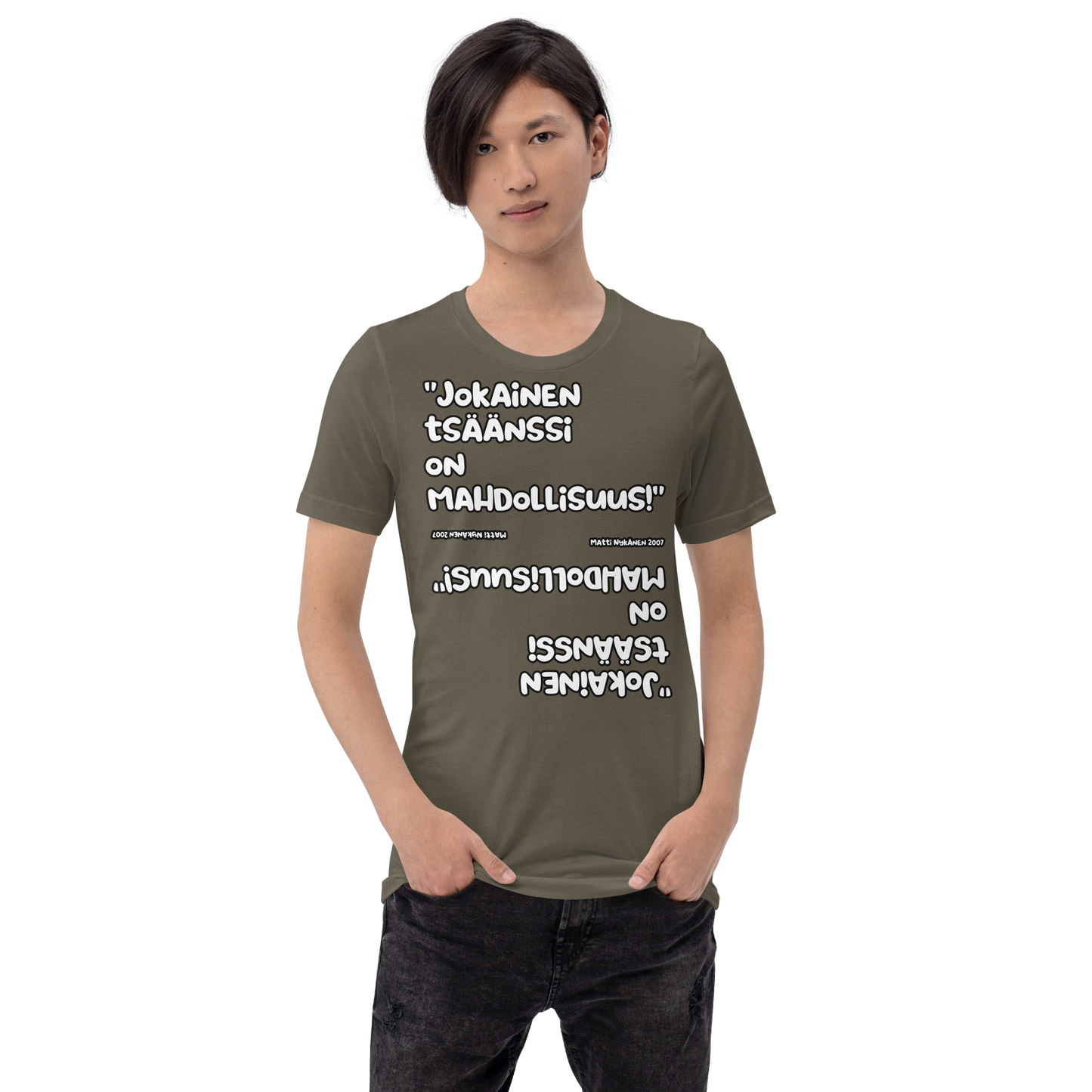 unisex T-shirt Matti Nykänen: every day