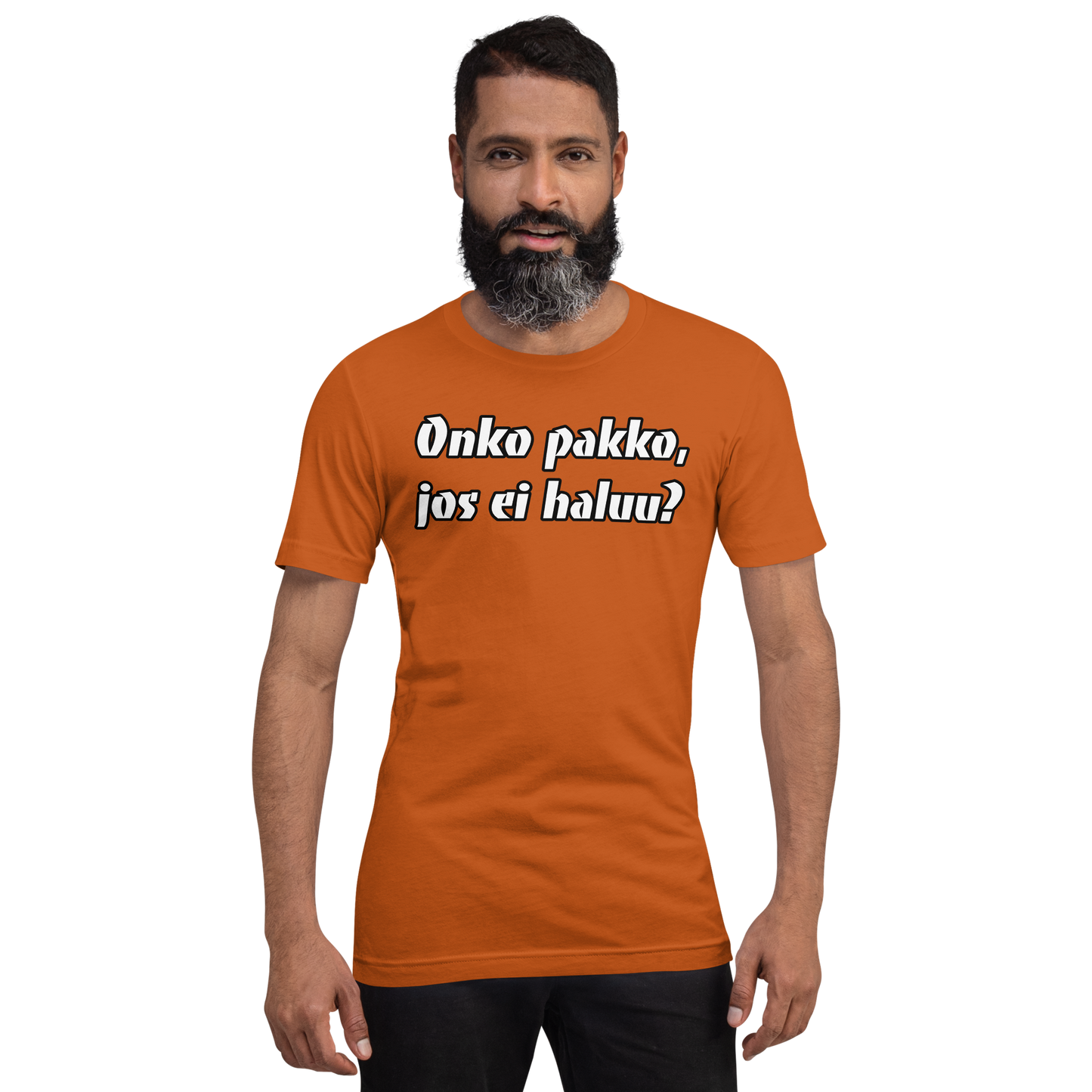 Unisex t-paita - onko pallko jos ei haluu