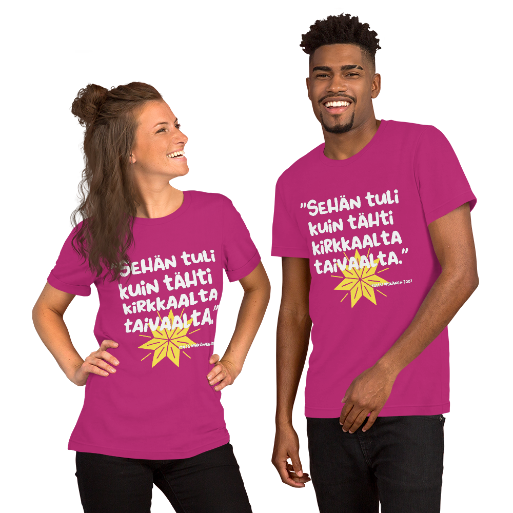 unisex T-shirt Matti Nykänen: star