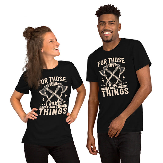 Unisex t-paita Horrible things