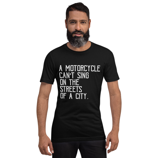 Unisex t-shirt - cant sing