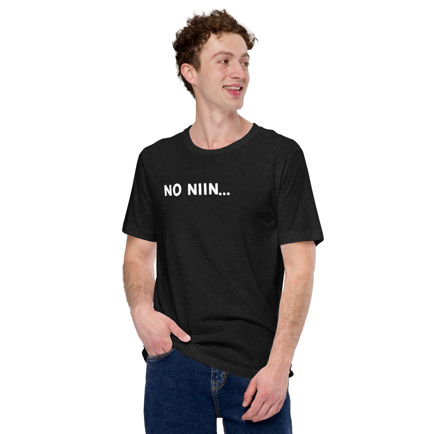 Unisex t-paita - no niin