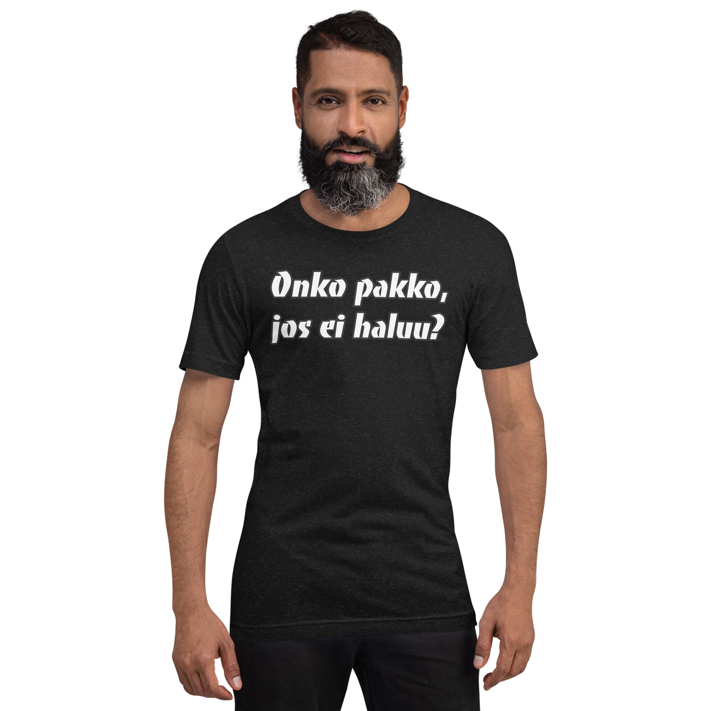 Unisex t-paita - onko pallko jos ei haluu