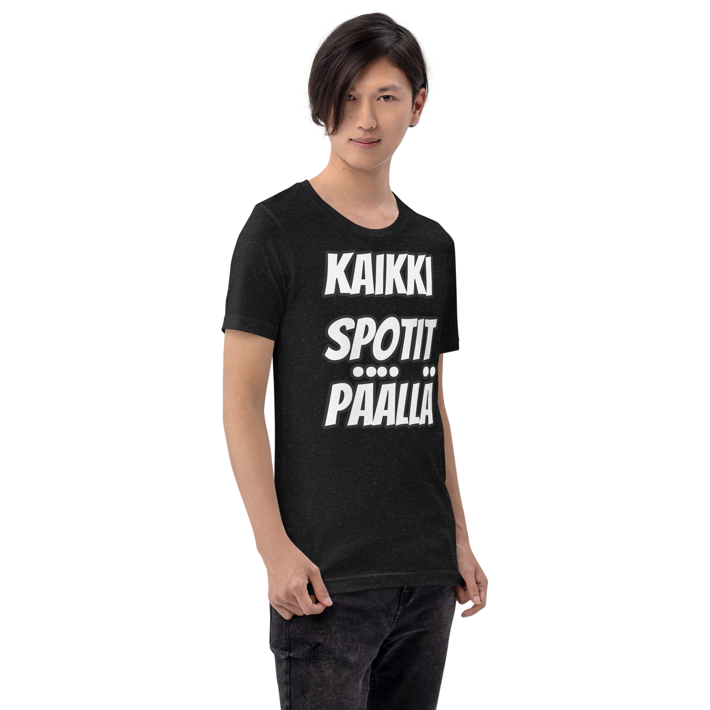 Unisex t-paita - kaikki spotit päällä