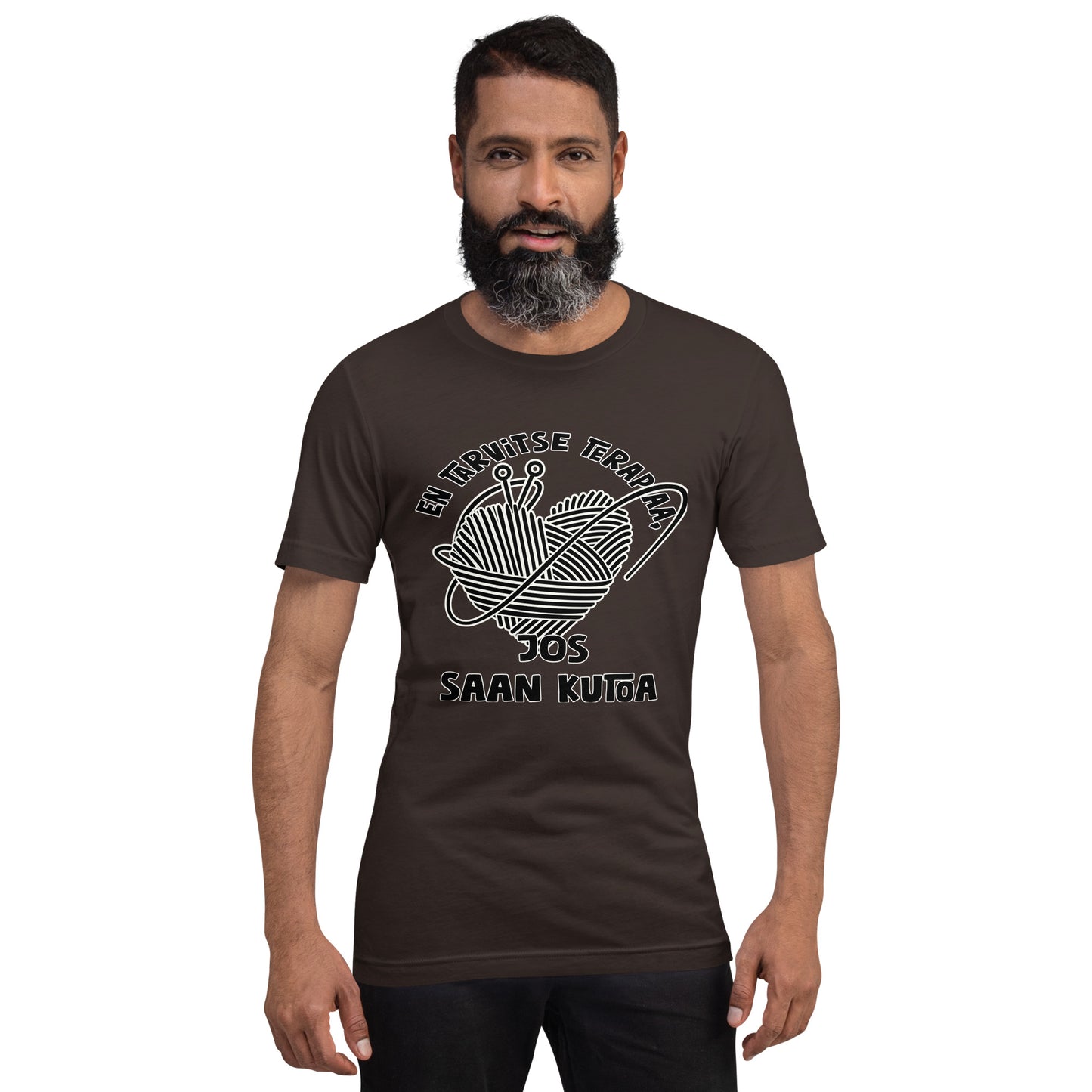 Unisex t-shirt: I don't need terpy, if only I can weave a heart + my own text