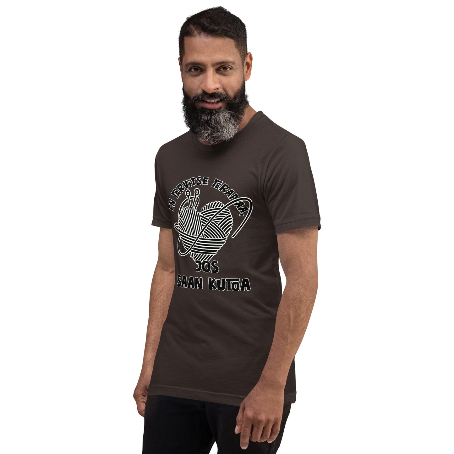 Unisex t-shirt: I don't need terpy, if only I can weave a heart + my own text