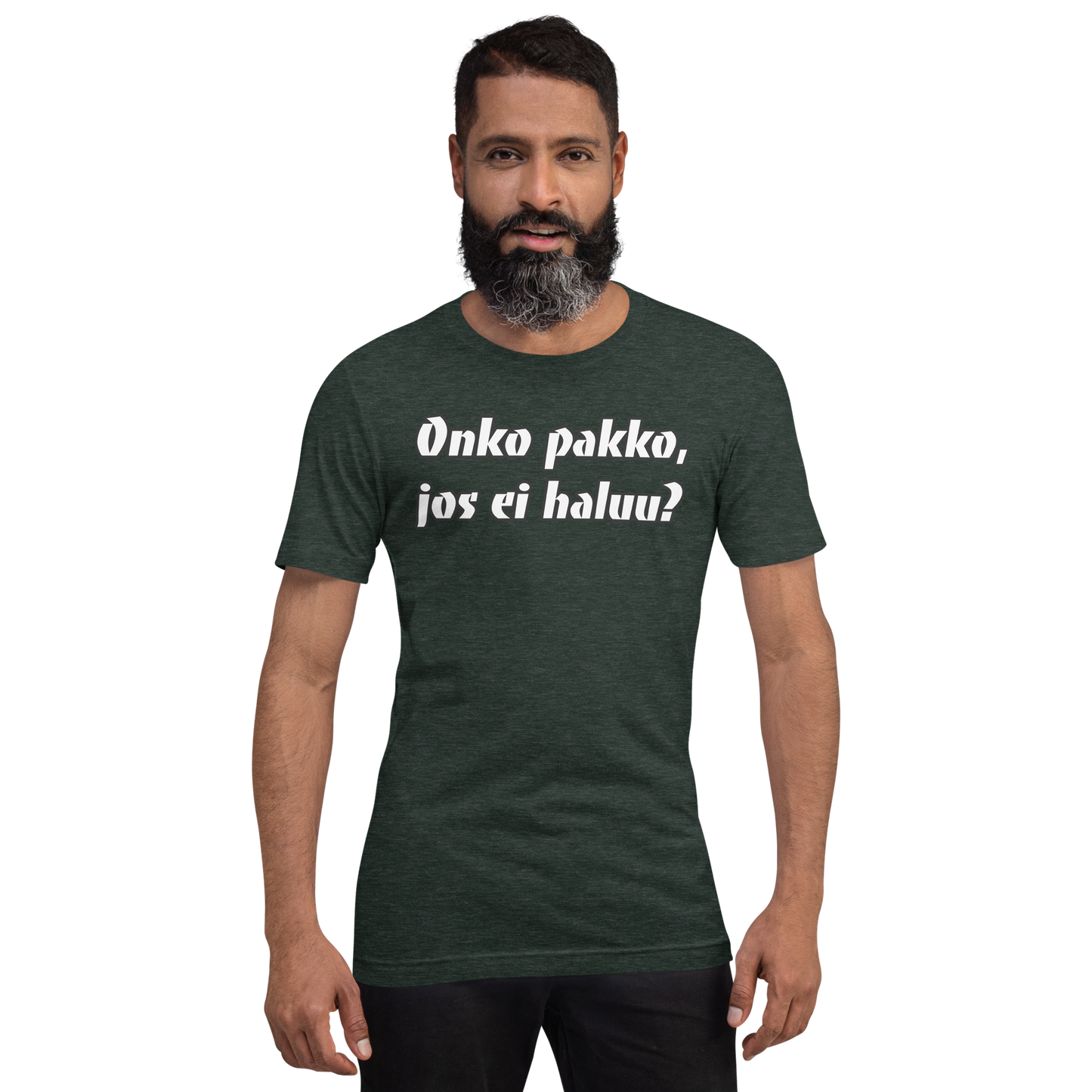 Unisex t-paita - onko pallko jos ei haluu