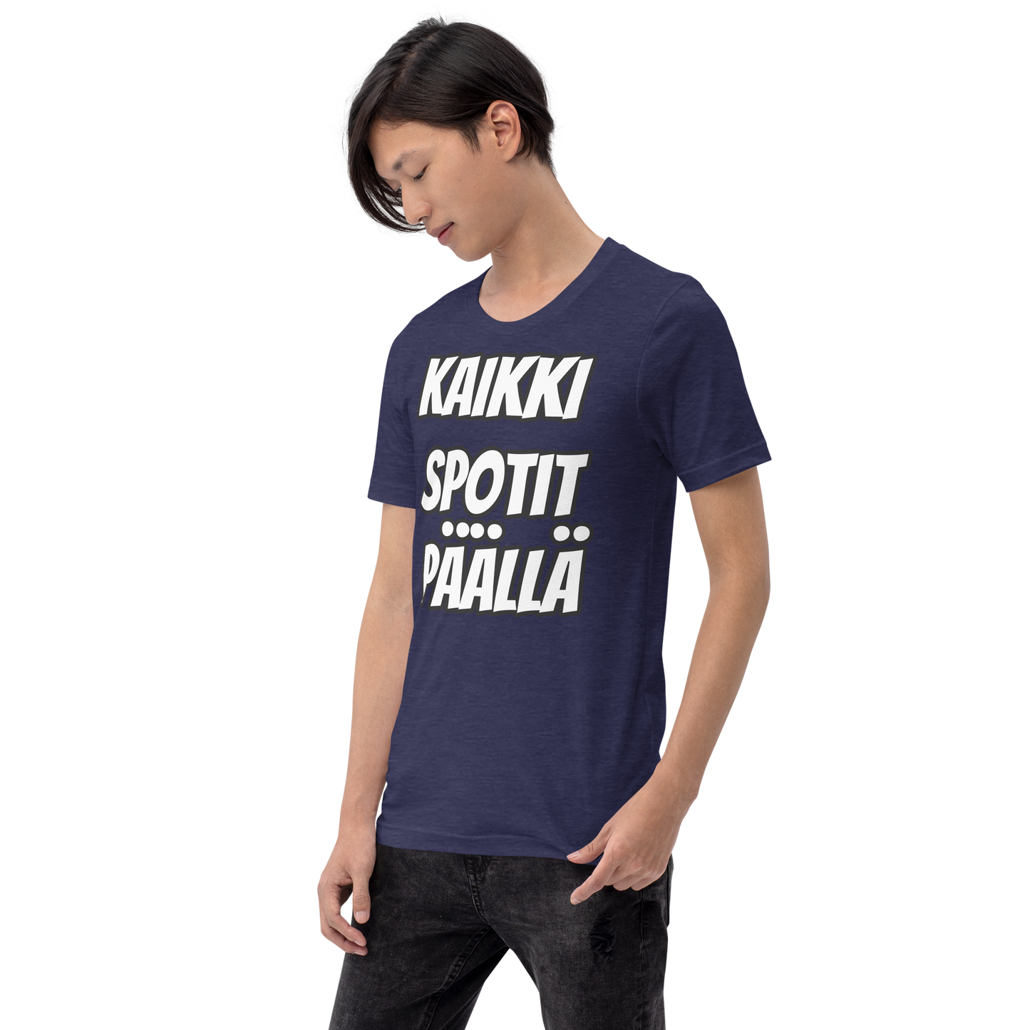 Unisex t-paita - kaikki spotit päällä