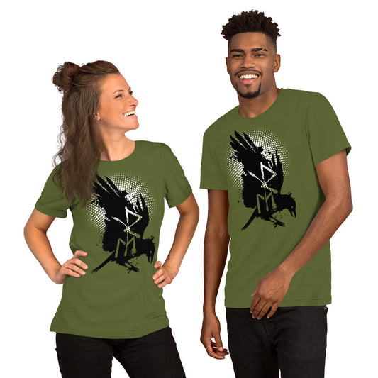 Unisex t-shirt - raven crest