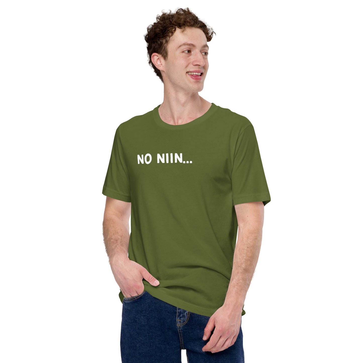 Unisex t-paita - no niin