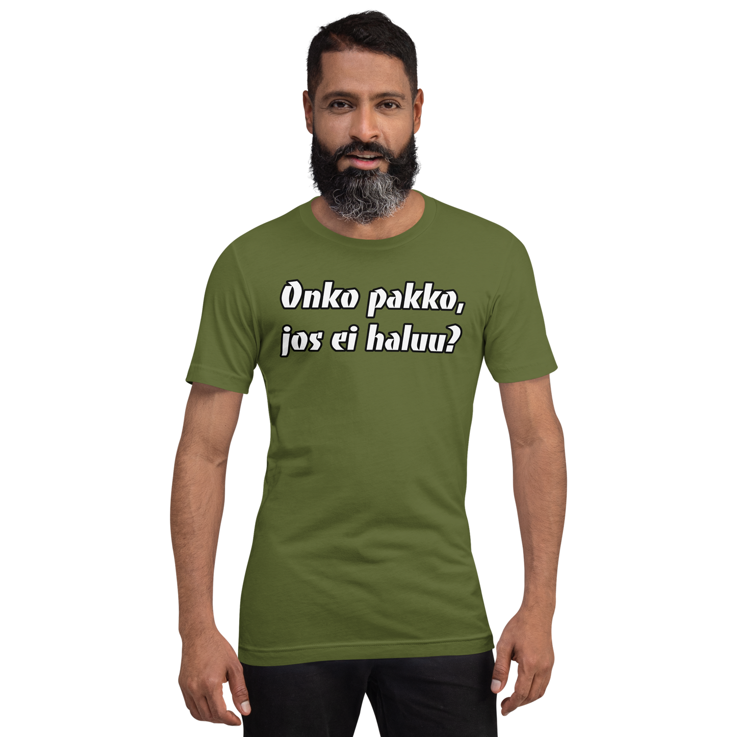 Unisex t-paita - onko pallko jos ei haluu