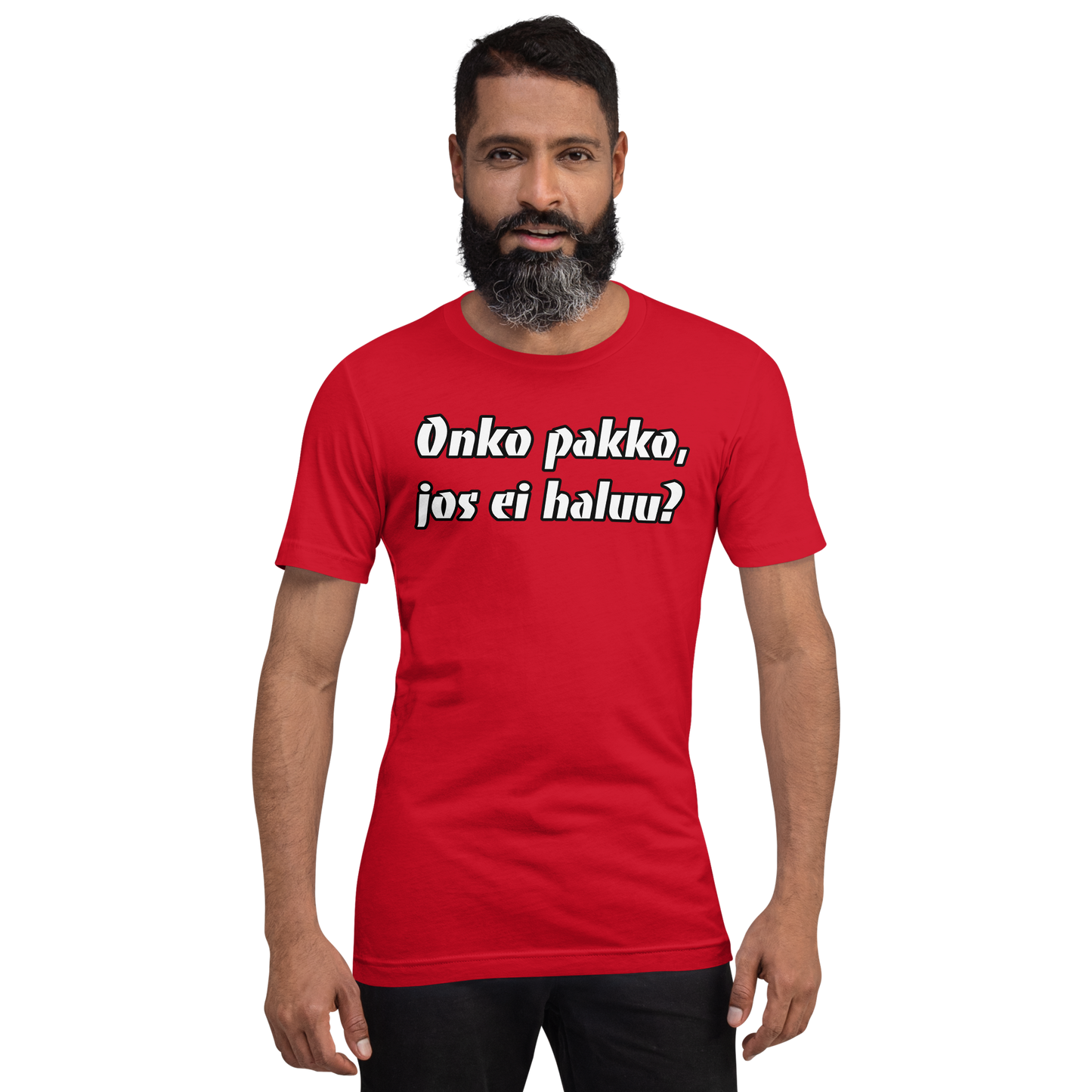 Unisex t-paita - onko pallko jos ei haluu