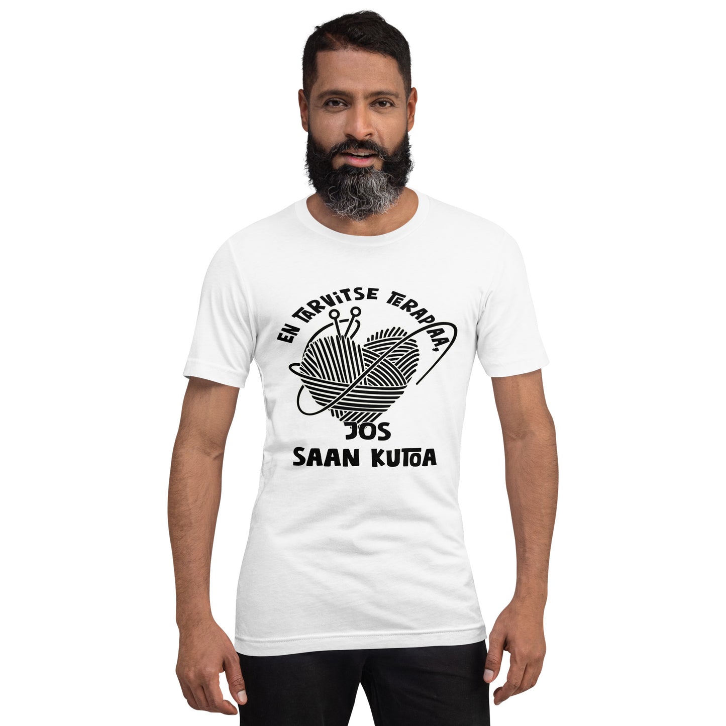 Unisex t-shirt: I don't need terpy, if only I can weave a heart + my own text