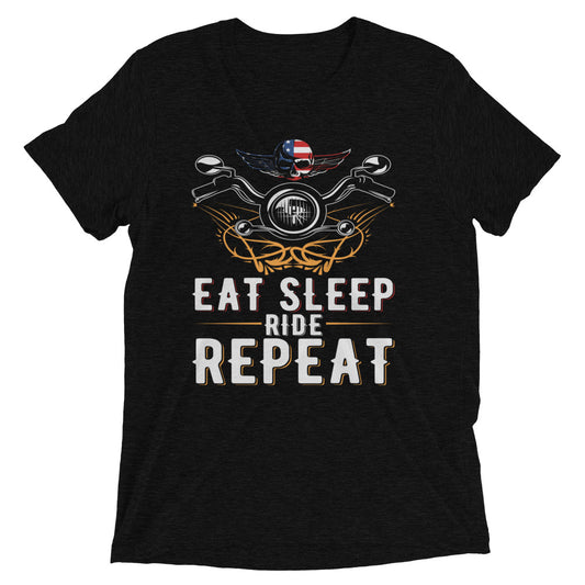 unisex T-shirt eat sleep repeat