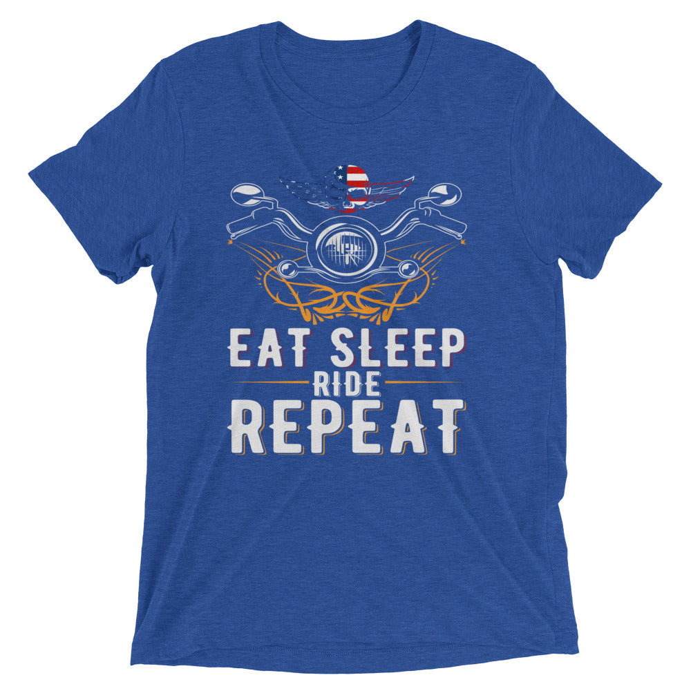 unisex T-shirt eat sleep repeat