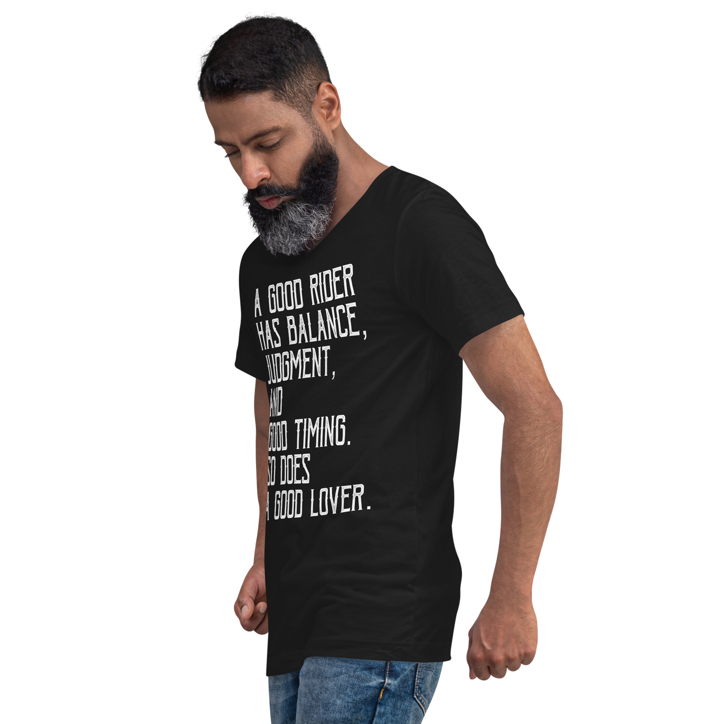 Unisex V-neck T-shirt - good lover