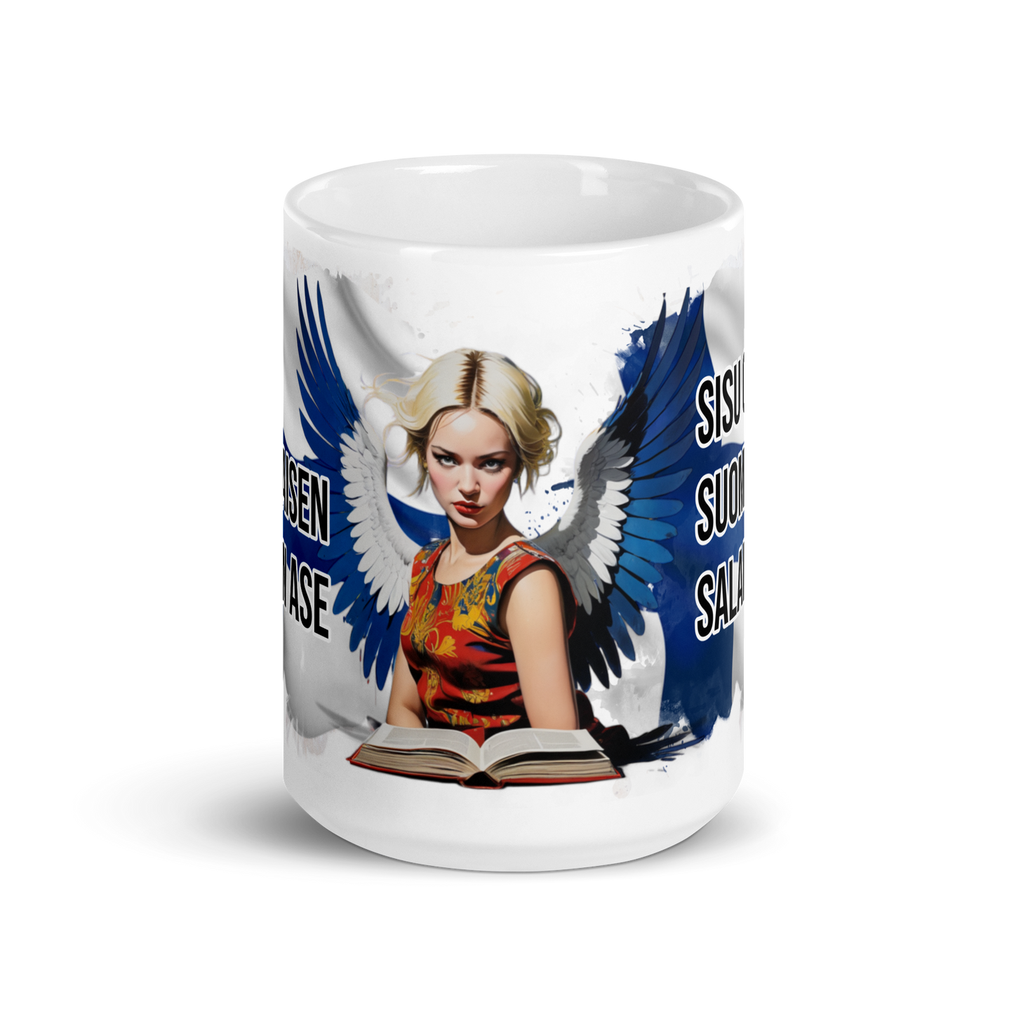 White glossy mug - Sisu on suomalaisen salainen ase