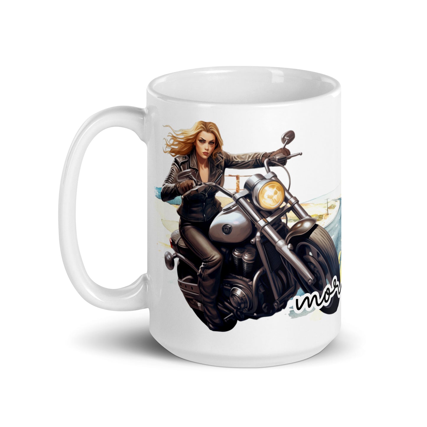 Mug - bae i love my bike more tahan you