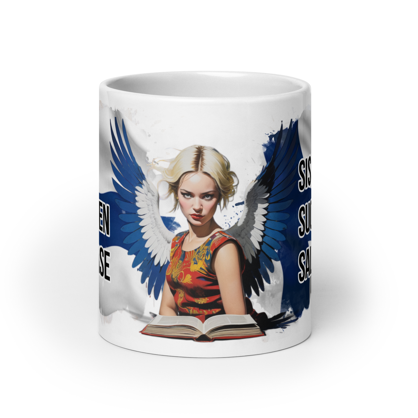 White glossy mug - Sisu on suomalaisen salainen ase