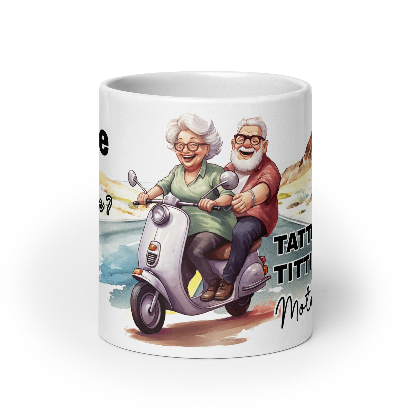 Ceramic mug, three sizes - Tell me honey what is love