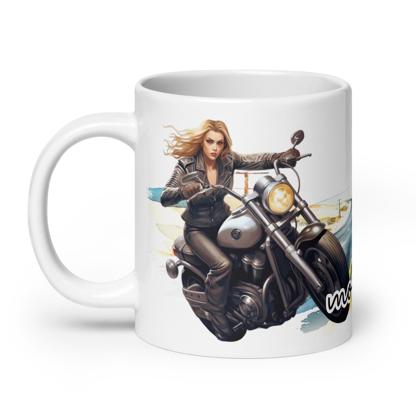 Mug - bae i love my bike more tahan you