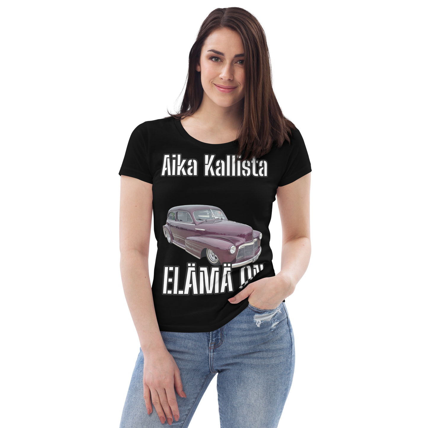 Women's fitted eco tee - kallista