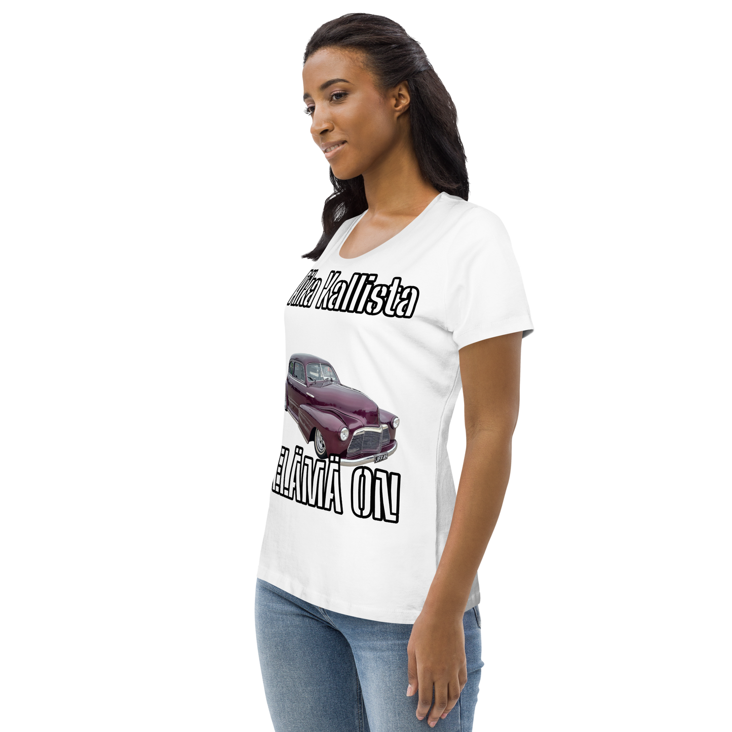 Women's fitted eco tee - kallista